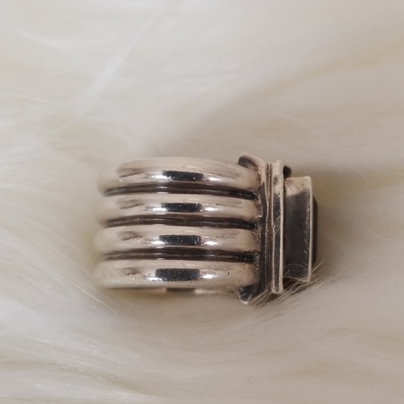 Silpada ~ Rare Vintage Smoky Quartz Ring - Picture 3 of 8